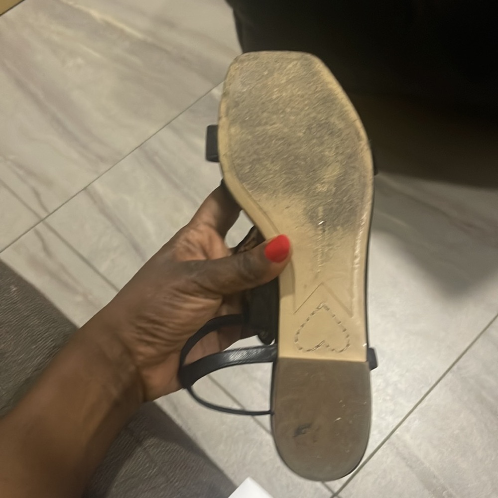 Sophia Webster black butterfly flat sandal 39 - Picture 2 of 6